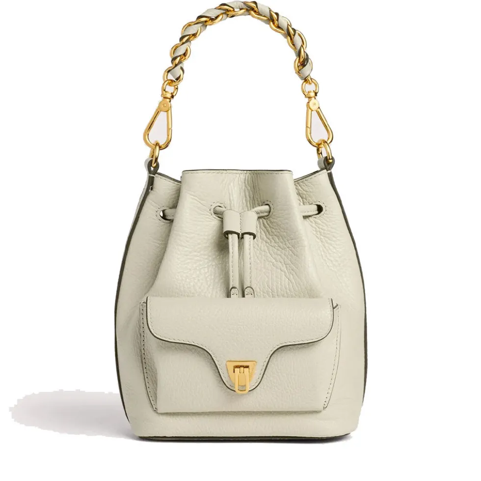 Borsa Donna a Mano COCCINELLE in Pelle linea Beat Generation Small Colore Eucalipto