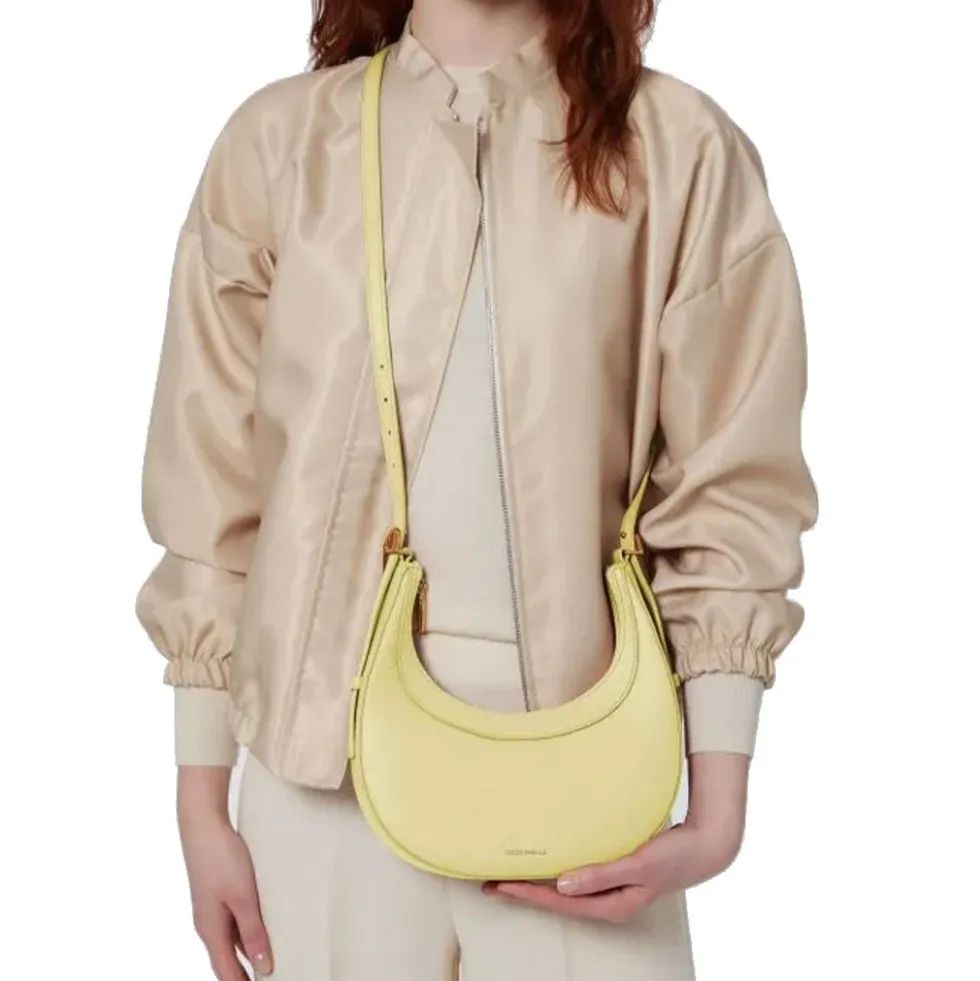 Borsa Donna a Mano con Tracolla COCCINELLE in Pelle Sangria Linea Whisper