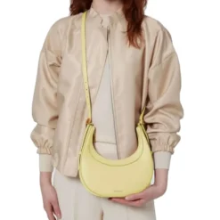 Borsa Donna a Mano con Tracolla COCCINELLE in Pelle Soleado Linea Whisper