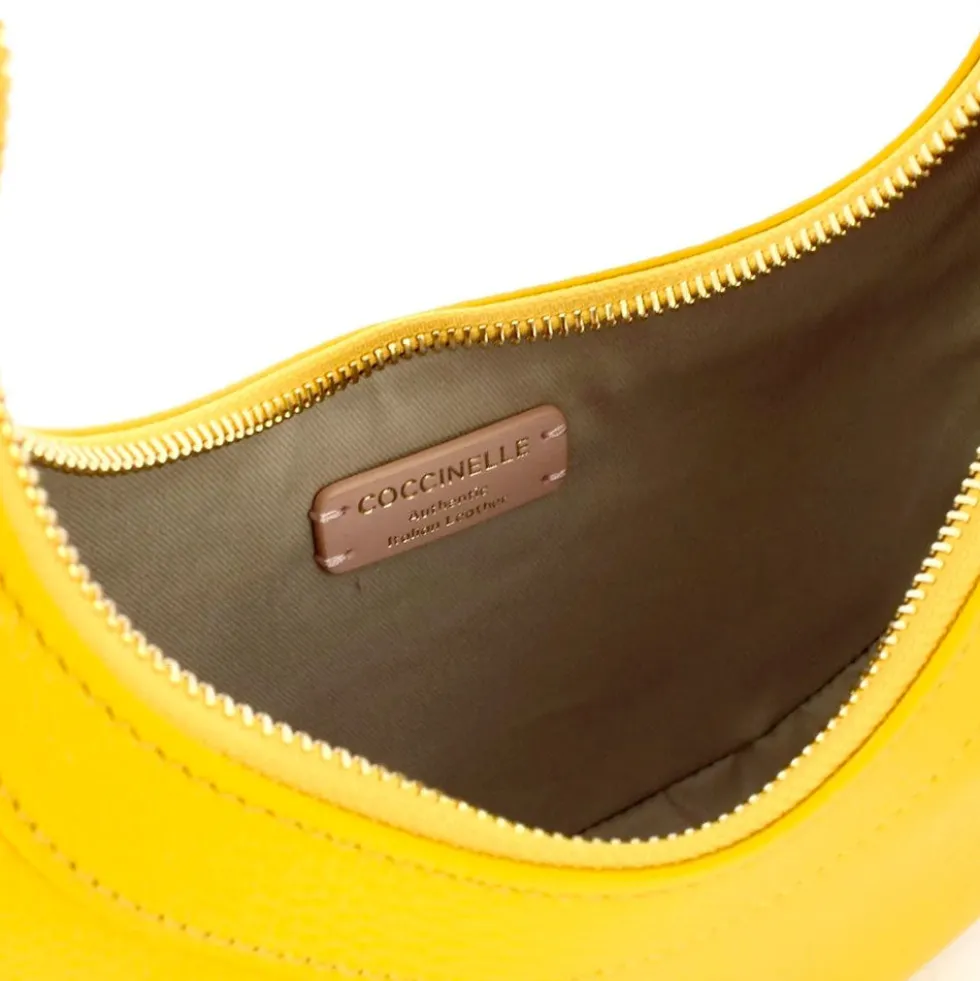 Borsa Donna a Mano con Tracolla COCCINELLE in Pelle Soleado Linea Whisper