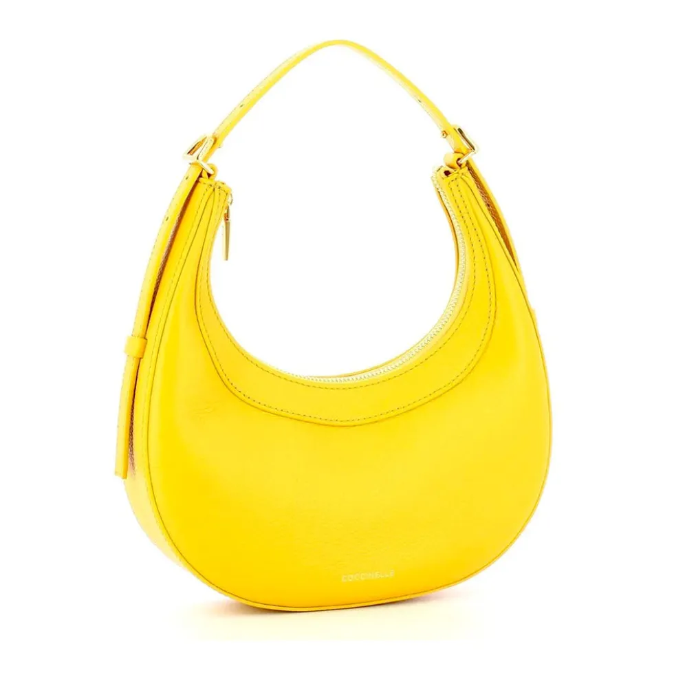 Borsa Donna a Mano con Tracolla COCCINELLE in Pelle Soleado Linea Whisper