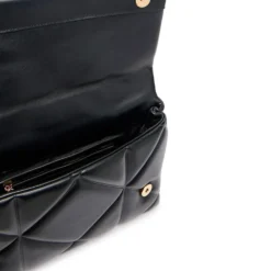 Borsa Donna a Mano con Tracolla LOVE MOSCHINO linea Embossed Trapuntata Nera