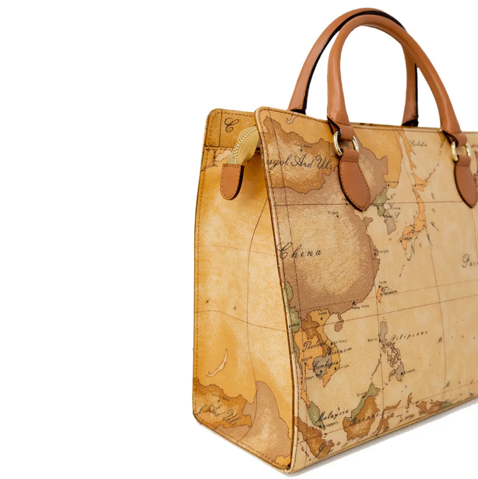 Borsa Donna a Mano con Tracolla 1A Classe Alviero Martini Linea Geo Classic E029