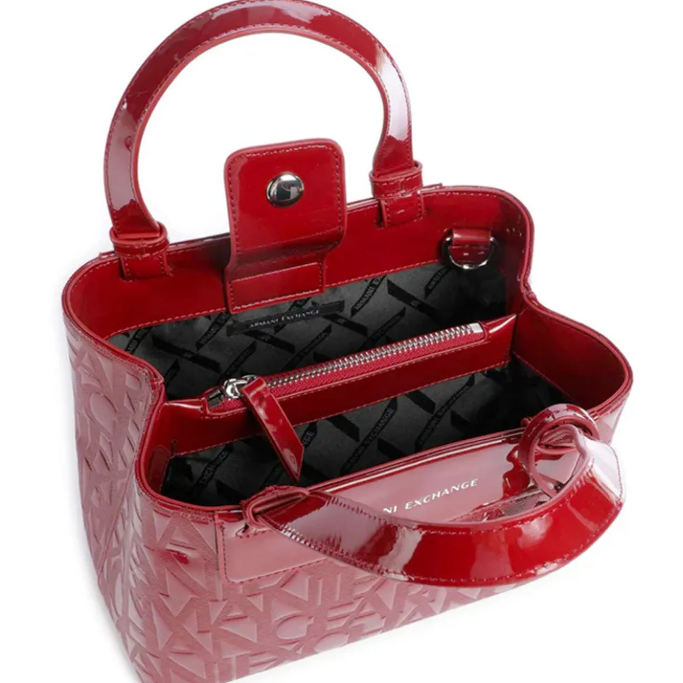 Borsa Donna a Mano con Tracolla ARMANI EXCHANGE colore Red Dahlia Linea Liz