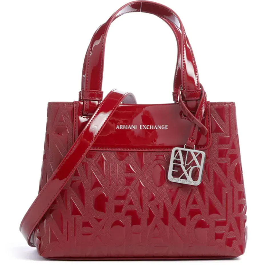 Borsa Donna a Mano con Tracolla ARMANI EXCHANGE colore Red Dahlia Linea Liz