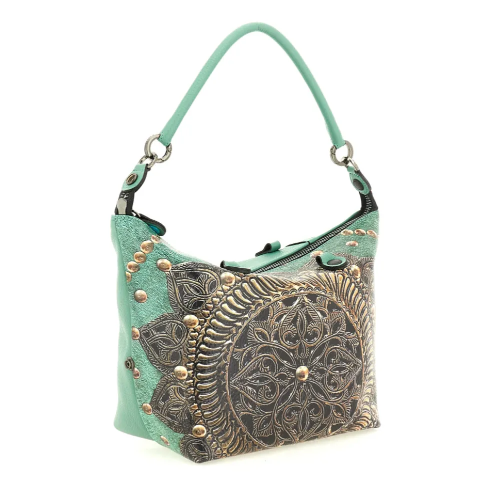 Borsa Donna a Mano con Tracolla GABS G3 PLUS Large in Pelle stampa Rosone