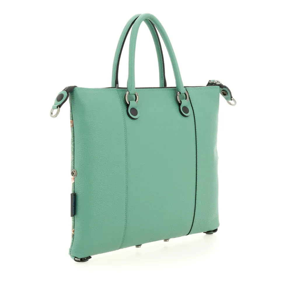 Borsa Donna a Mano con Tracolla GABS G3 PLUS Large in Pelle stampa Rosone