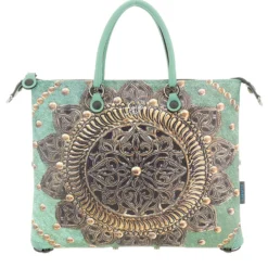 Borsa Donna a Mano con Tracolla GABS G3 PLUS Large in Pelle stampa Rosone