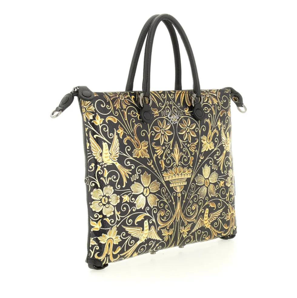 Borsa Donna a Mano con Tracolla GABS G3 PLUS Large in Pelle stampa Versailles