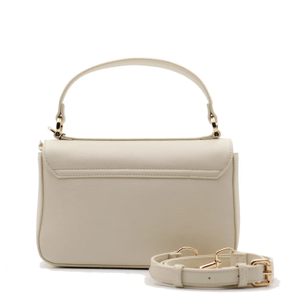 Borsa Donna a Mano con Tracolla LOVE MOSCHINO linea Cupid Avorio con Logo