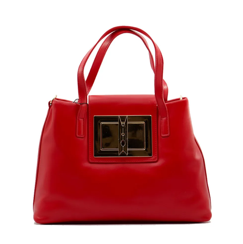 Borsa Donna a Mano con Tracolla LOVE MOSCHINO linea Clothespin Rossa