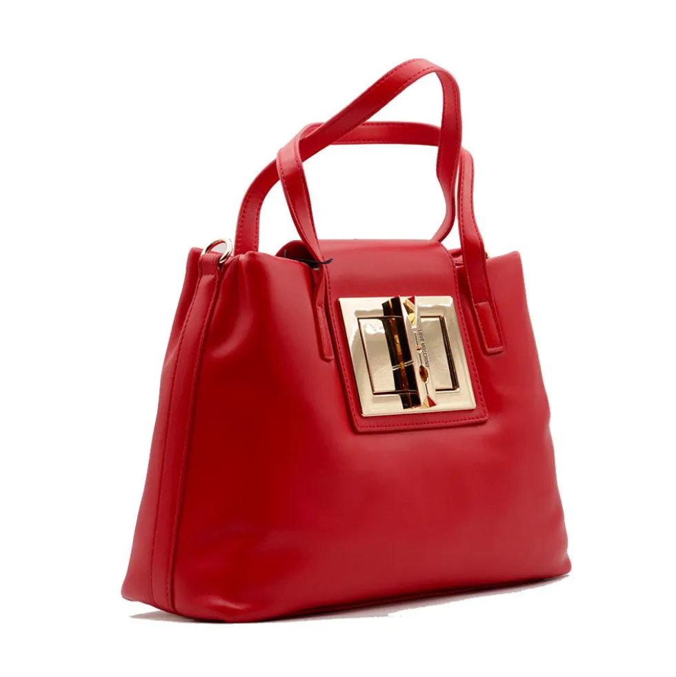 Borsa Donna a Mano con Tracolla LOVE MOSCHINO linea Clothespin Rossa
