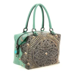 Borsa Donna a Mano con Tracolla GABS G3 PLUS Medium in Pelle stampa Rosone