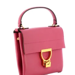 Borsa Donna a Mano con Tracolla COCCINELLE in Pelle Linea Arlettis Mini colore Rosewood