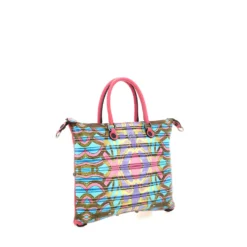 Borsa Donna a Mano con Tracolla GABS G3 PLUS Medium in Pelle stampa Maori