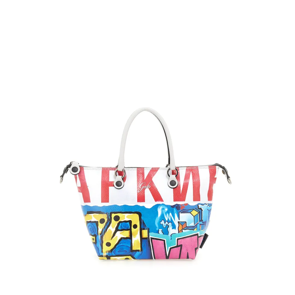 Borsa Donna a Mano con Tracolla GABS G3 PLUS Trip in Pelle stampa Graffiti Large