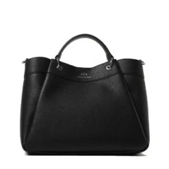 Borsa Donna a Mano con Tracolla Logata ARMANI EXCHANGE Colore Nero Misura Grande
