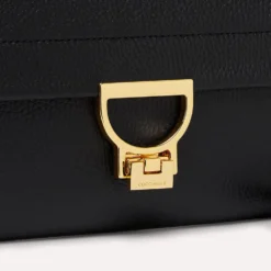Borsa Donna a Mano con Tracolla COCCINELLE in Pelle Linea Arlettis Mini colore Nero