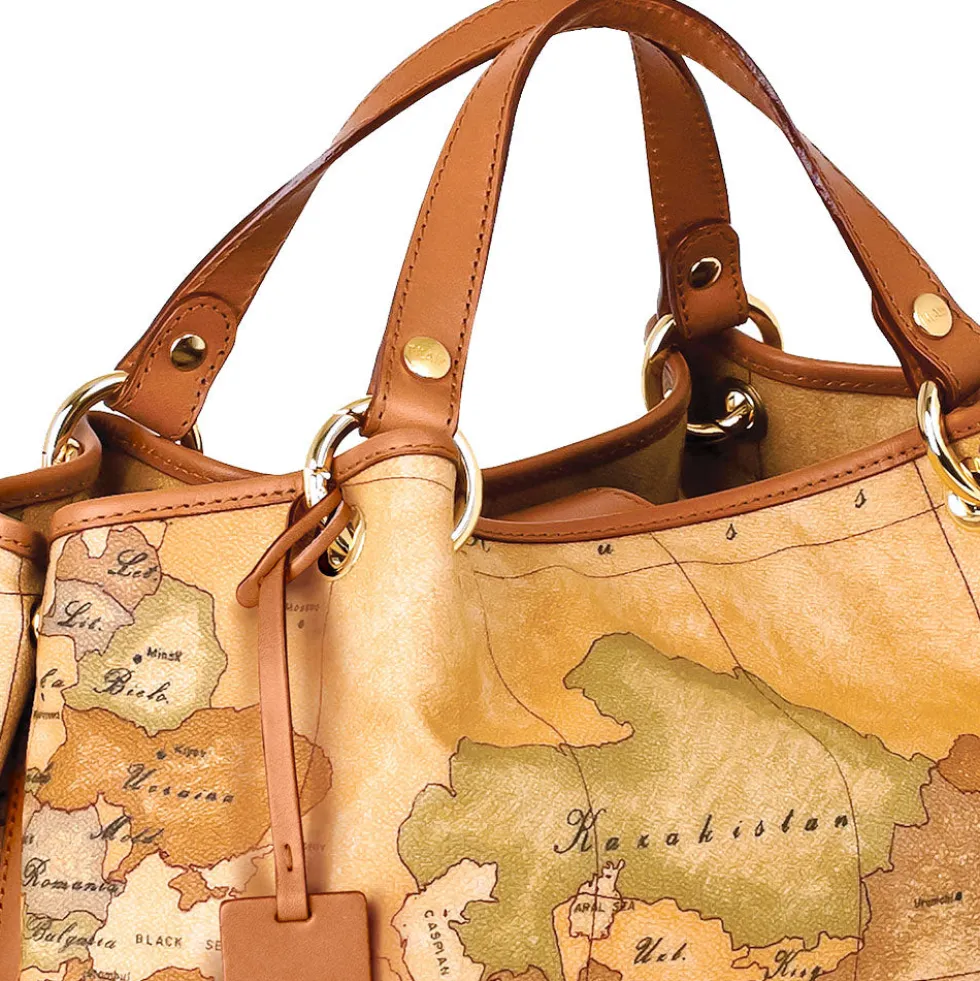 Borsa Donna a Mano con Tracolla 1A Classe Alviero Martini linea Geo Classic N148