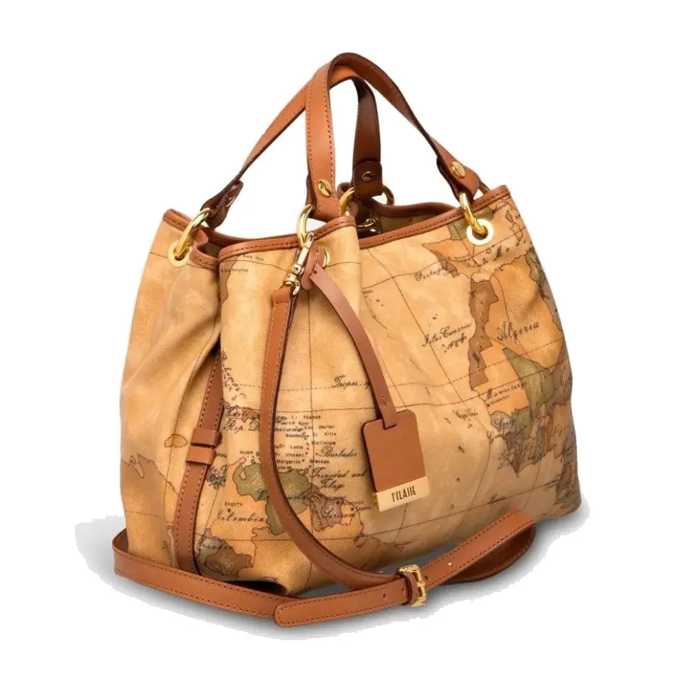 Borsa Donna a Mano con Tracolla 1A Classe Alviero Martini linea Geo Classic N148