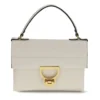 Borsa Donna a Mano con Tracolla COCCINELLE in Pelle Linea Arlettis Mini colore Pearl