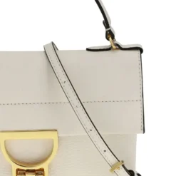 Borsa Donna a Mano con Tracolla COCCINELLE in Pelle Linea Arlettis Mini colore Pearl