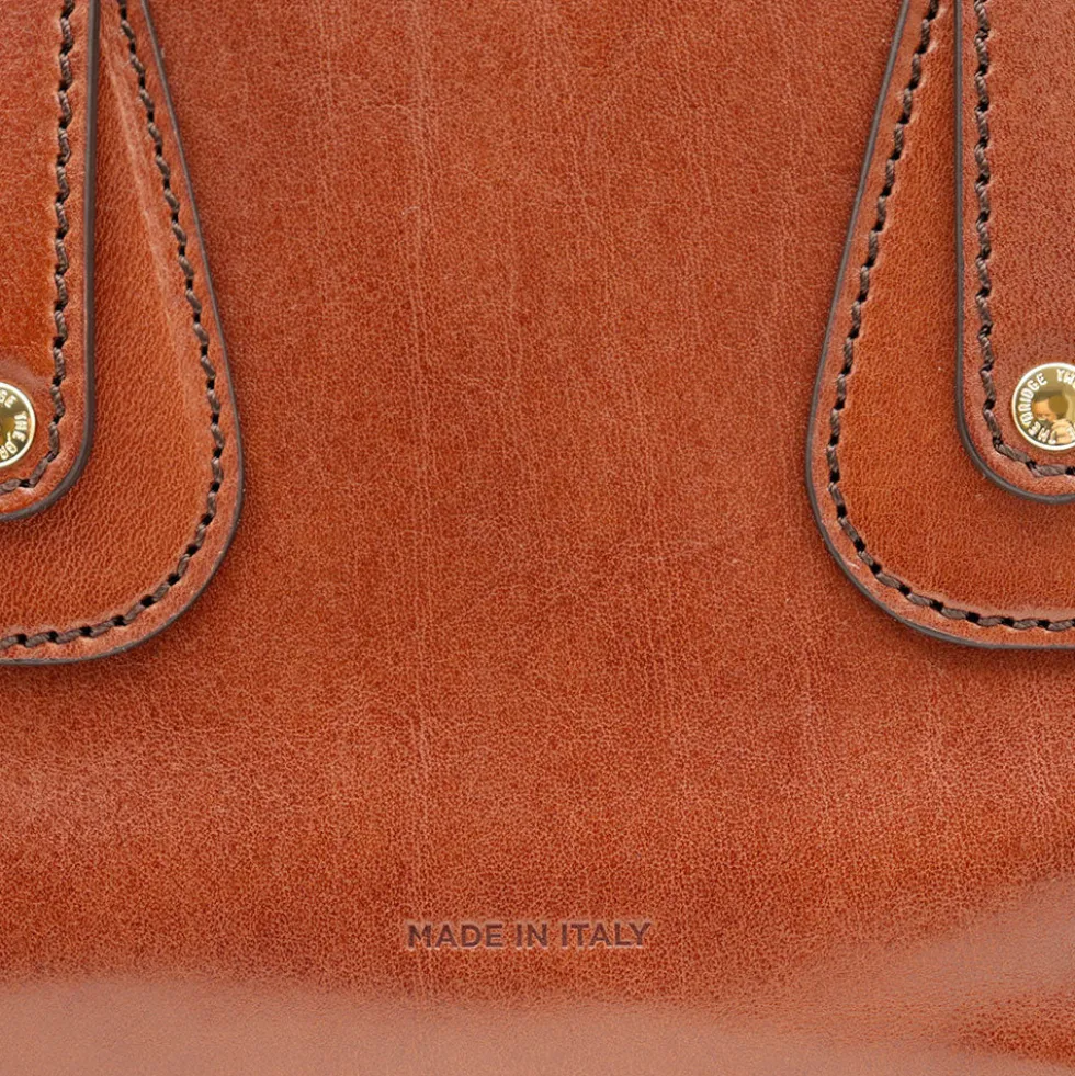 Borsa Donna a Mano Double Function THE BRIDGE linea Cecilia in Pelle Marrone