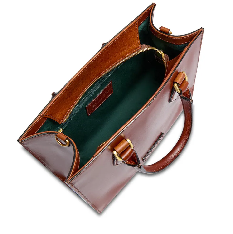 Borsa Donna a Mano Grande THE BRIDGE linea Ida in Pelle Marrone
