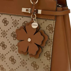 Borsa Donna a Mano GUESS Linea Melinda Colore Latte Logo