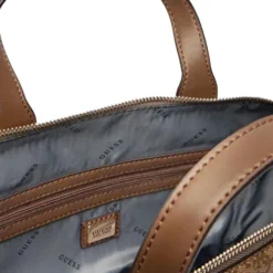 Borsa Donna a Mano in Tessuto GUESS Linea Follie colore Latte Logo
