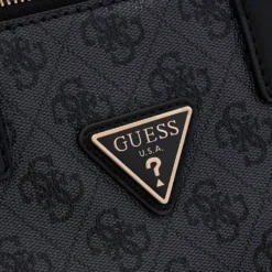 Borsa Donna a Mano in Tessuto GUESS Linea Follie colore Coal Logo