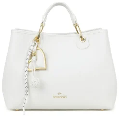 Borsa Donna a Mano Large BRACCIALINI linea Beth Bianco