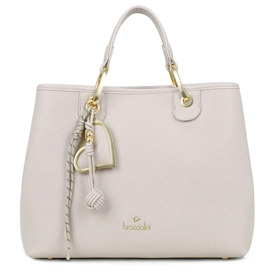 Borsa Donna a Mano Large BRACCIALINI linea Beth Grigio