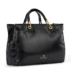 Borsa Donna a Mano Large BRACCIALINI linea Beth Puffy in Nylon Nero