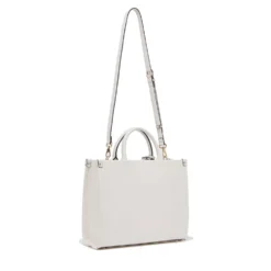 Borsa Donna a Mano Large LIU JO Better stampa Bottalata color Crema con Charm