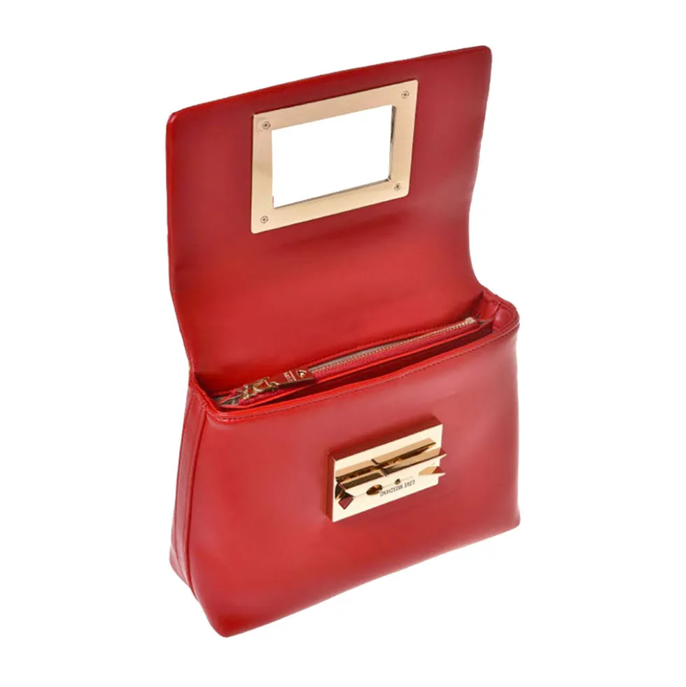 Borsa Donna a Mano LOVE MOSCHINO linea Clothespin Rosso