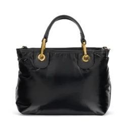 Borsa Donna a Mano Media BRACCIALINI linea Beth Puffy in Nylon Nero