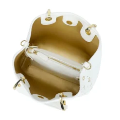 Borsa Donna a Mano Media BRACCIALINI linea Beth Strass Bianco
