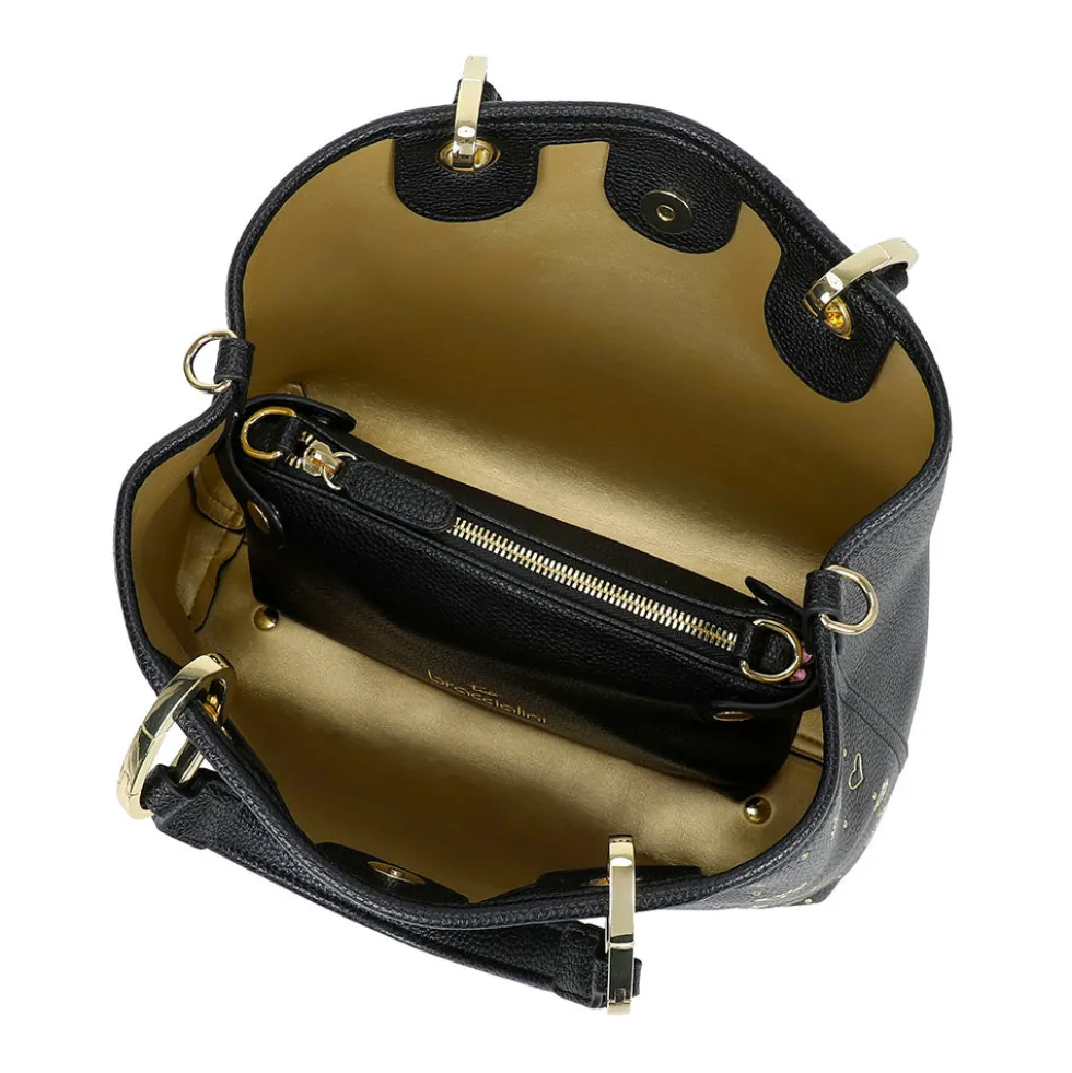 Borsa Donna a Mano Media BRACCIALINI linea Beth Strass Nera
