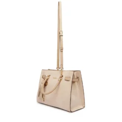 Borsa Donna a Mano Media LIU JO Neutro con Logo Monogram All Over