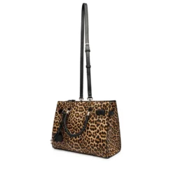 Borsa Donna a Mano Media LIU JO stampa Animalier con Charm