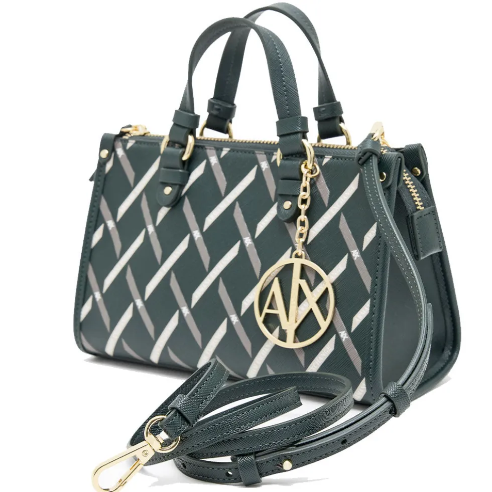 Borsa Donna a Mano Mini ARMANI EXCHANGE colore Beat Green