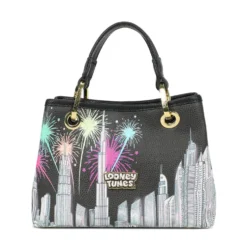 Borsa Donna a Mano Small BRACCIALINI linea Cartoline Looney Tunes stampa Dubai