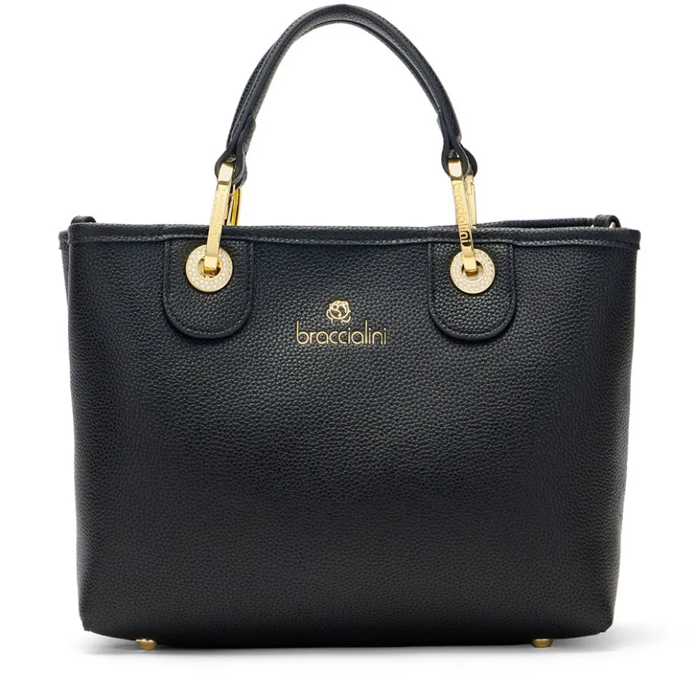 Borsa Donna a Mano Small BRACCIALINI linea Beth Nero