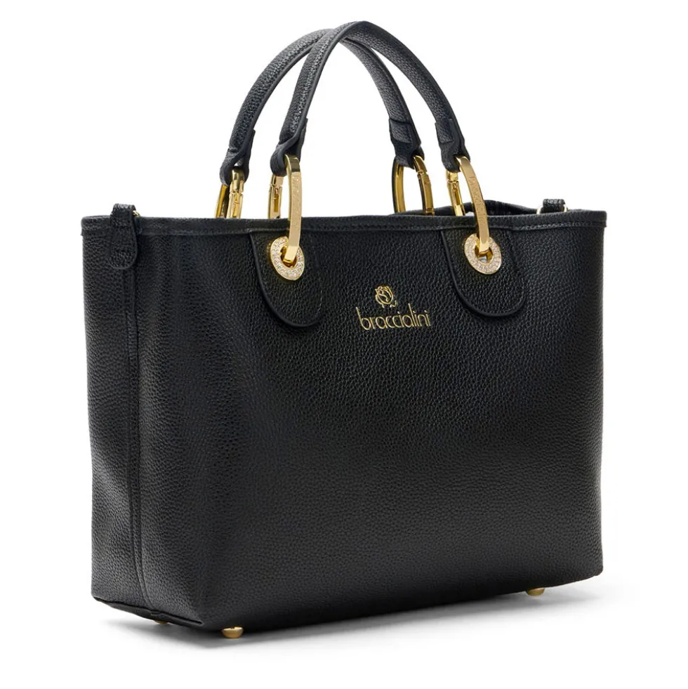 Borsa Donna a Mano Small BRACCIALINI linea Beth Nero