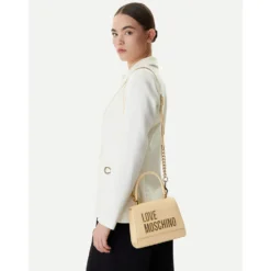 Borsa Donna a Mano Small LOVE MOSCHINO linea Bold Bag color Burro