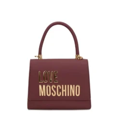 Borsa Donna a Mano Small LOVE MOSCHINO linea Bold Bag color Vino
