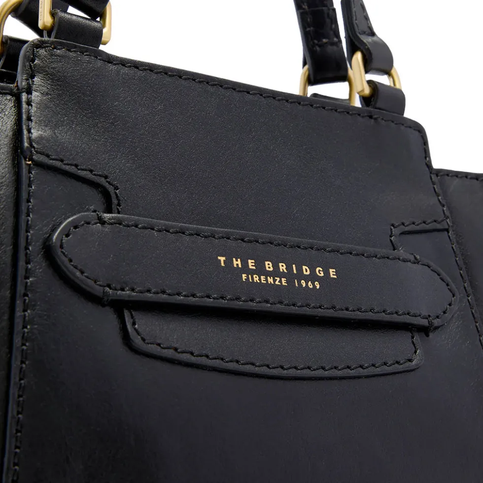 Borsa Donna a Mano THE BRIDGE linea Lucrezia in Pelle Nera