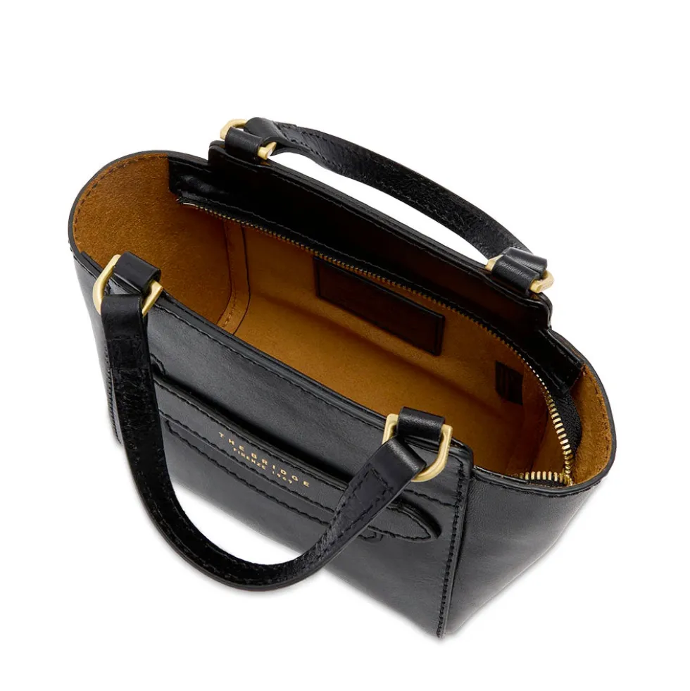 Borsa Donna a Mano THE BRIDGE linea Lucrezia in Pelle Nera