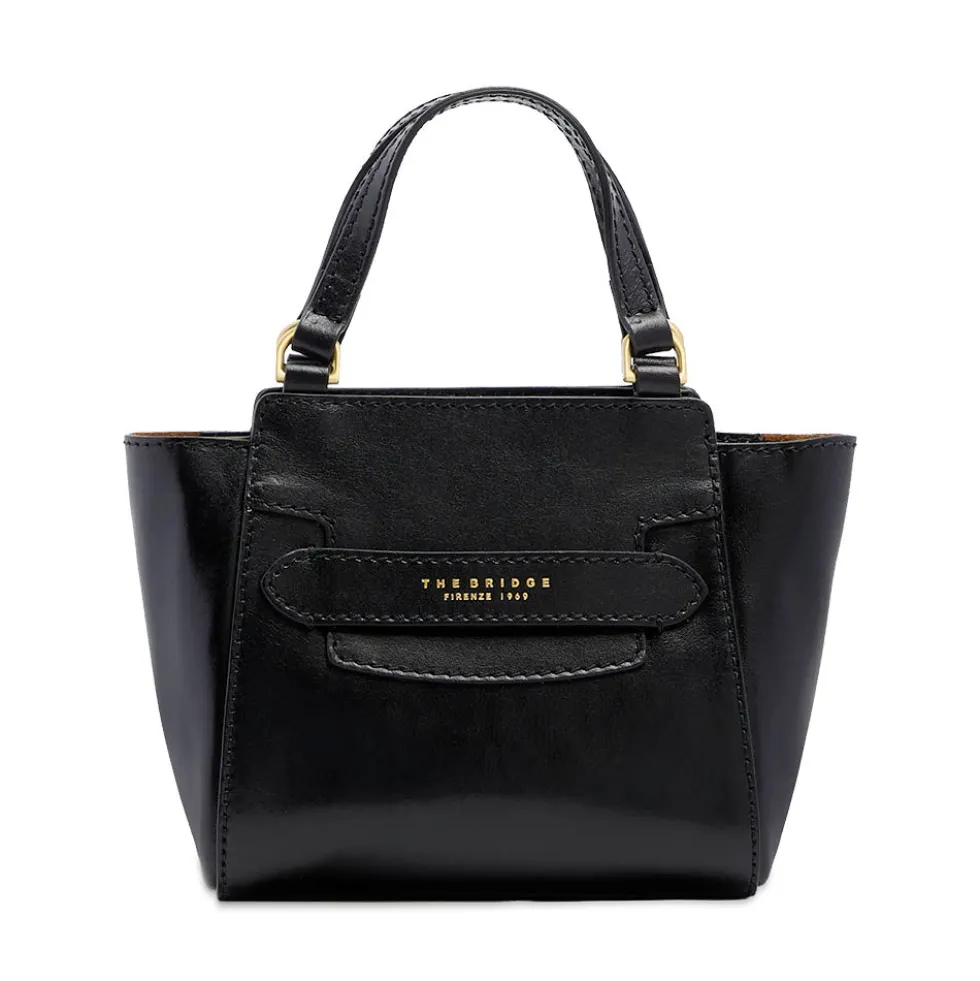 Borsa Donna a Mano THE BRIDGE linea Lucrezia in Pelle Nera